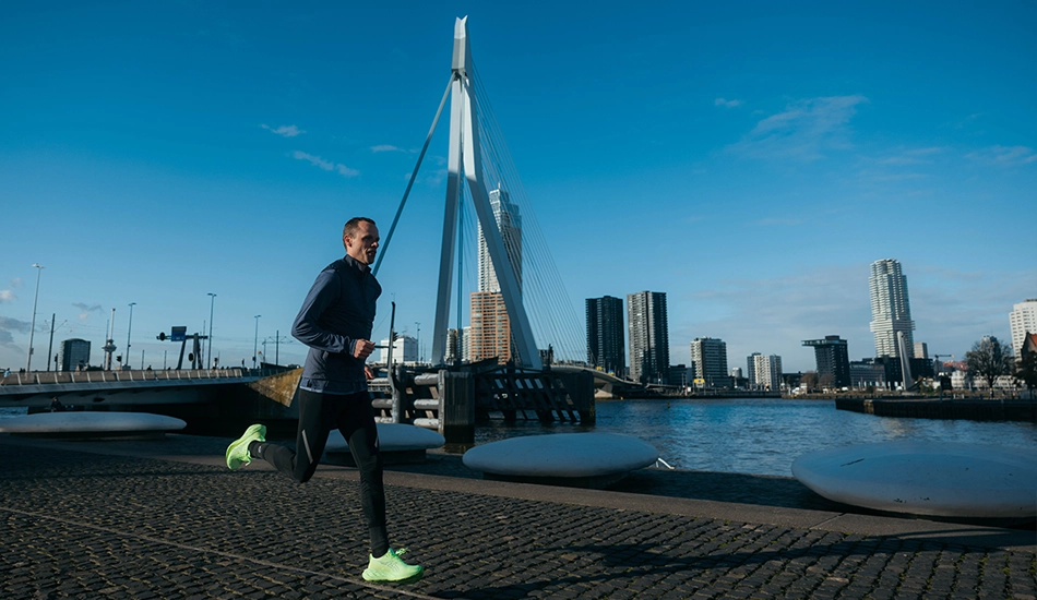 Rotterdam marathon lopen