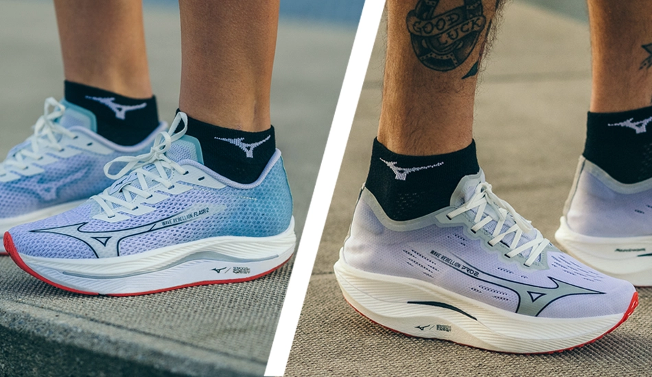 Mizuno Wave Rebellion 2 en Wave REbellion Flash 2